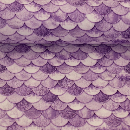 Baumwollstoff - Mermaid - rosa - flieder